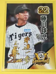 阪神タイガース 2025リーグ優勝記念カード 藤川監督