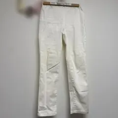 GU ホワイト カジュアルスキニーパンツ M