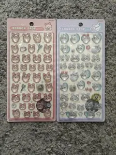 ちいかわ ボンボンドロップシール 第二弾 モモンガ 古本屋 2点セット