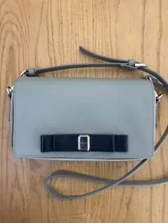 TOCCA グレー リボンショルダーバッグのサムネイル