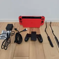 Nintendo Switch 有機ELモデル マリオレッド　箱なし　美品
