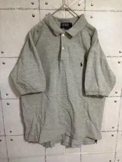 古着　Polo by Ivanhoe グレー ポロシャツ M