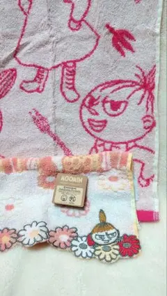 【匿名配送】MOOMIN リトルミイ タオル　タオルハンカチセットのサムネイル