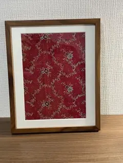 インド　民族織物 　額装品 美品 インド 民族織物 額装品 - メルカリ