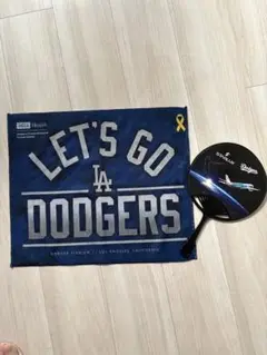 LA Dodgers 応援タオル ネイビー　非売品