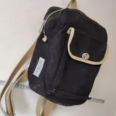 一澤信三郎帆布 ミニ ブラックキャンバスバックパック