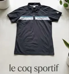 le coq sportif ゴルフ ポロシャツ 半袖 ネイビー×グリーン他のサムネイル