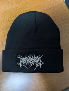 ビーニー ニット帽 y2k ストリート 海外ストリート 黒