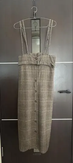 RagOutチェック柄 キャミワンピース M