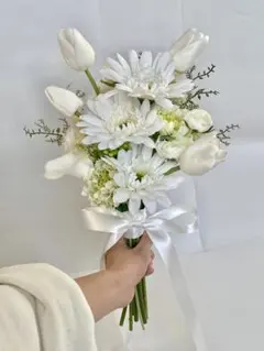 ウェディングブーケ　レンタル　アーティシャルフラワー　ブライダル yuuブーケ