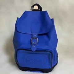 LACOSTE　ラコステ　リュック　PVC 青　デカロゴのサムネイル