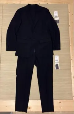 EDIFICE ネイビー2ボタン セットアップスーツ オールシーズン