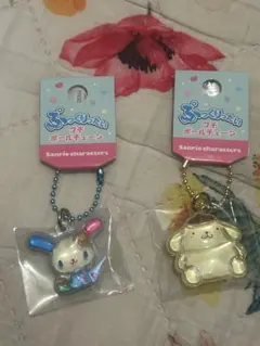 サンリオ ぷっくりったい プチボールチェーン ウサハナ　ポムポムプリン　セット