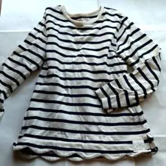 COCO ストライプ 長袖チュニック　120cm