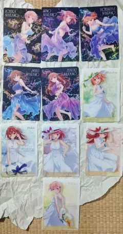 五等分の花嫁 ブラインドコレクションシート 10枚