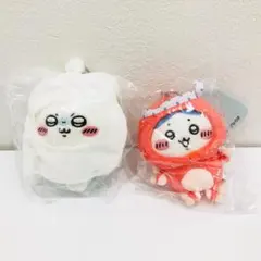 未開封 ちいかわ たこイカくじD賞 マスコット ハチワレ&モモンガ m379