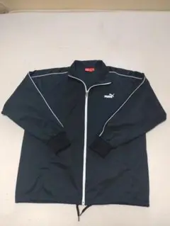 PUMA ブラック ジャージジャケット