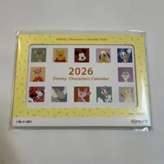 ディズニーキャラクターカレンダー 2026