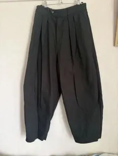 【未使用】Leh(レー)5タックコットンサルエルパンツ/ブラック/2020AW 未使用】Leh(レー)5タックコットンサルエルパンツ/ブラック/2020AW