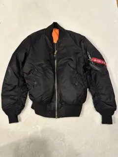 【美品】アルファインダストリーズ　MA-1 Sサイズ　ブラック