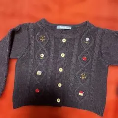 ファミリア　女の子　カーディガン