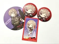 にじさんじ スイパラ 特典 コースター チェキ　缶バッジ　フレン・E・ルスタリオ