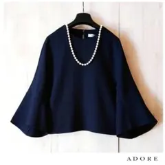 新品未使用タグ付き【滝沢眞規子さん着用TOTEMEトーテムフリルブラウスXS】 Drawer - 滝沢眞規子さん着用 TOTEME トーテム ワンピースの通販