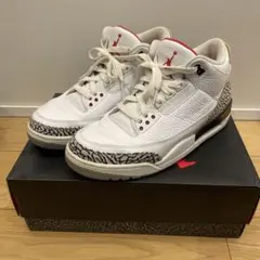 エアジョーダン3 セメント27.0cm Nike Air Jordan 3 Retro 