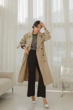 美品 DHOLIC トレンチコート ベージュ