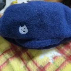 POU DOU DOU濃紺ベレー帽 未使用品ですのサムネイル