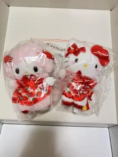 ハローキティ クリスマスぬいぐるみ 2つセット 上453 - メルカリ