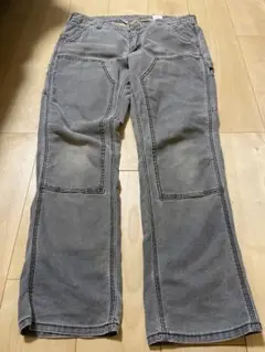 Carhartt カーハート ダブルニー ワークパンツ グレー W35相当