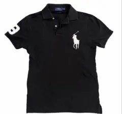 ラルフローレン 黒 ポロシャツ s