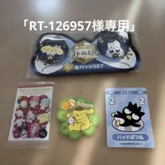 サンリオキャラクターズ　ウエハース　缶バッチ　ポチャッコ　ポムポムプリン