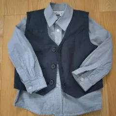 シャツ＆ベスト2点セット　90cm