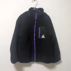 グリーンレーベルリラクシングフリースブルゾン　ブラック140