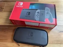 Nintendo Switch 本体 グレー キャリングケース付き