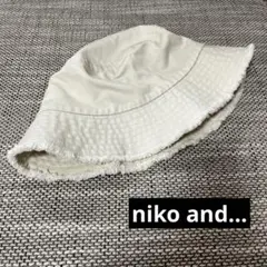 ニコアンド フリンジ バケットハット アイボリーのサムネイル
