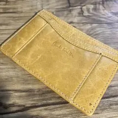 Paul Smith イエロー レザー カードケース