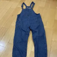 デニムオーバーオール（調整可能ストラップ）