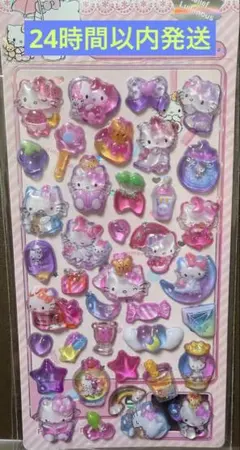 ③ 【海外製】 ウォーターシール ボンボンドロップシール キティ サンリオ