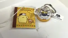 【ポムポムプリン】サンリオ くら寿司コラボ 鮮度くんフィギュア ミニノート付き