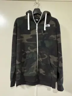 THE NORTH FACE 迷彩柄 ジップアップパーカー　サイズXL