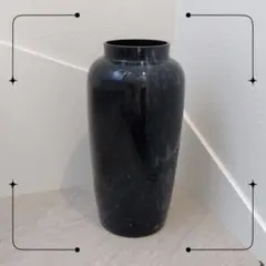 P*N様 花瓶 黒 和モダン フラワーベース 円筒