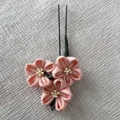 和風ヘアピン　【桜】　髪飾り　浴衣や着物に　ヘアアクセサリー