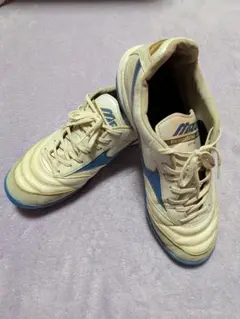 ミズノ モレリア SALA PRO TF ホワイト×ブルー USED 28.0