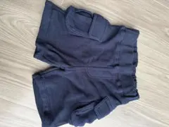 ネイビー ポケット付きショートパンツ 80