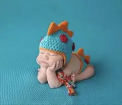 恐竜デザイン ニューボーンフォト用衣装