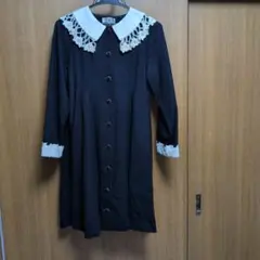 Joyful Party 黒 ワンピース レース襟　150cm　礼装　発表会