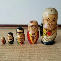 クドリャショフ作　ロシア歴代大統領　マトリョーシカ 人形 7体セット クドリャショフ作 ロシア歴代大統領 マトリョーシカ 人形 7体セット